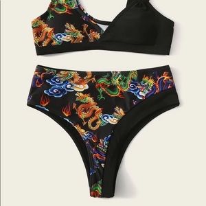 Shein Dragon Bikini Bottoms